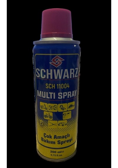 Schwarz 200 Ml. Multi Ve Çok Amaçlı Sprey 4 Adet