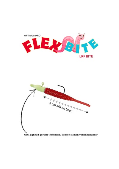 Flex Baıt Lrf Silikon Yemi 10'lu Paket 5 Cm At-çek Avcılığı İçin Silikon Yem