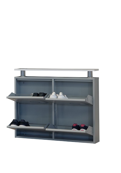 Kaser Metal 2+2 Li Metal Ayakkabılık Gri
