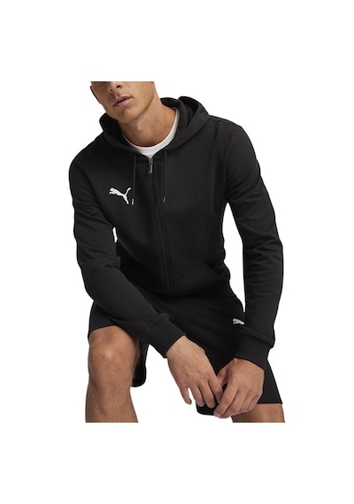 Puma Teamgoal Casuals Hooded Erkek Futbol Ceketi 65859503 Siyah