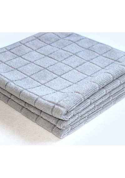 3 Adet Mikrofiber Mutfak Ankastre Cam Temizlik Bezi 40:40 Cm Leke Tutmaz Koku Yapmaz Diğer
