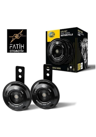 Hella S70 Motosiklet Korna Seti 12v 460 Hz 2li