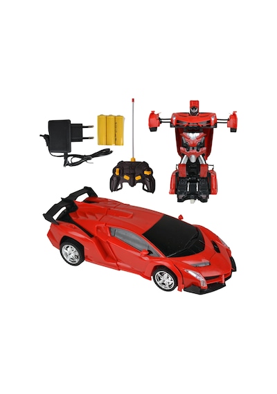 Şarjlı Uzaktan Kumandalı Oyuncak Araba Otomatik Dönüşen Robot Şarjlı Uzaktan Kumandalı Oyuncak Araba Otomatik Dönüşen Robot