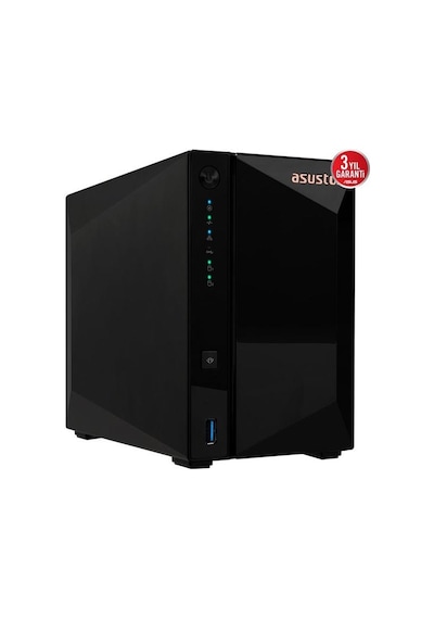 Asustor As3302t V2 Realtek Qc 2 Gb Ram- 2-diskli Nas Server Disksiz