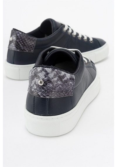 Luvishoes Ayverıe Lacivert Hakiki Deri Kadın Sneakers Lacivert
