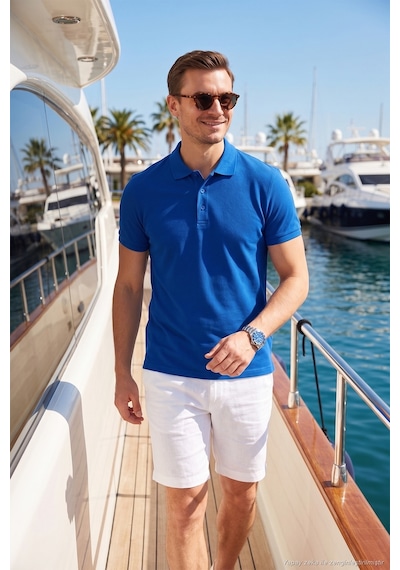 Buratti Pamuklu Regular Fit Düğmeli Erkek Polo Yaka T Shirt 5902127 Saks