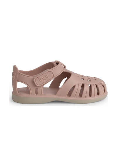 Igor Tobby Solid Bicolor Maquillaje Çocuk Sandalet Bb355-197 Pembe