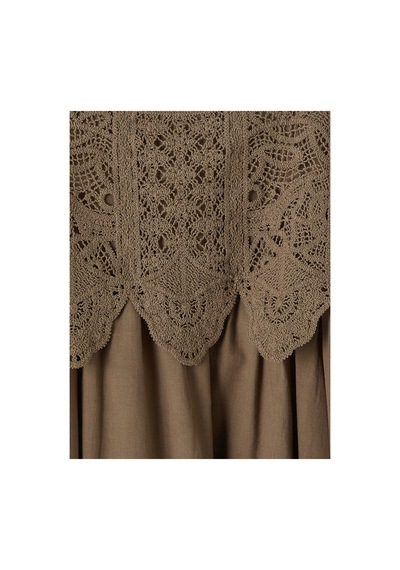 LC Waikiki Trendlucky Farkıyla İp Askılı Dantel Detaylı Poplin Kloş Elbise Haki - 917049484 Haki LC Waikiki Trendlucky Farkıyla İp Askılı Dantel Detaylı Poplin Kloş Elbise Haki - 917049484 Haki