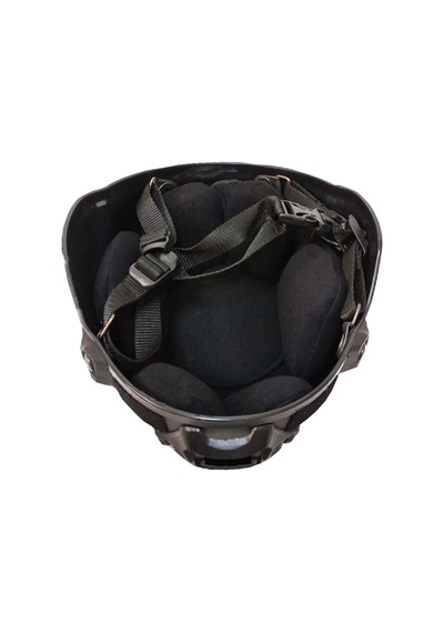 Tactical Airsoft Kask Kompozit Başlık Koruyucu Miğfer Siyah-3823 Siyah