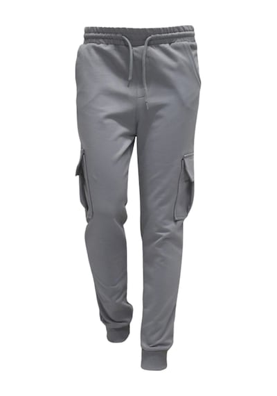 Ahengim Erkek Çocuk Basic Kargo Cepli Jogger Paça Okul Eşofman Altı Ak2322-1 Gri