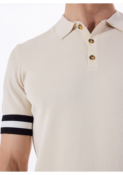 Fabrika Comfort Bej Erkek Regular Fit Jakarlı Kazak Fc5sm-kzk 2567