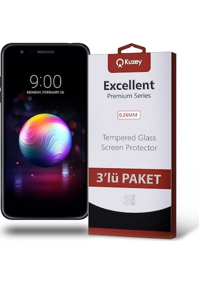 LG Uyumlu K11 Ekran Koruyucu Cam 3 Adet (533984164)