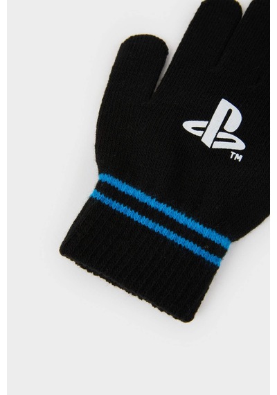 Defacto Erkek Çocuk Playstation Baskılı Eldiven F5551a825wnbk27 Siyah