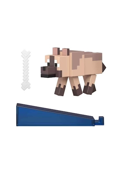 Minecraft Aksesuarlı Figürler Chestnut Wolf Jjr90
