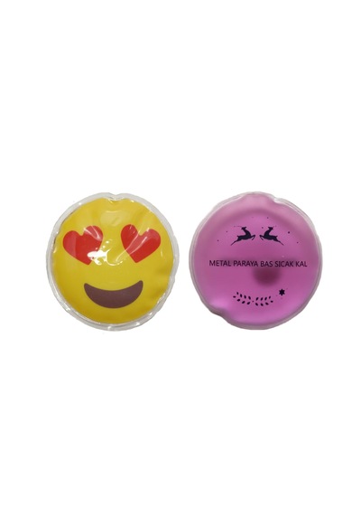 Emoji Pembe Ceylan Cep Sobası,el Isıtıcı,2 Adet Sıcak Su ...