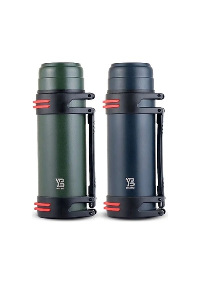 Vacuum Travel Pot 2,5 Litre Aile Boy Kamp Termos Yeşil