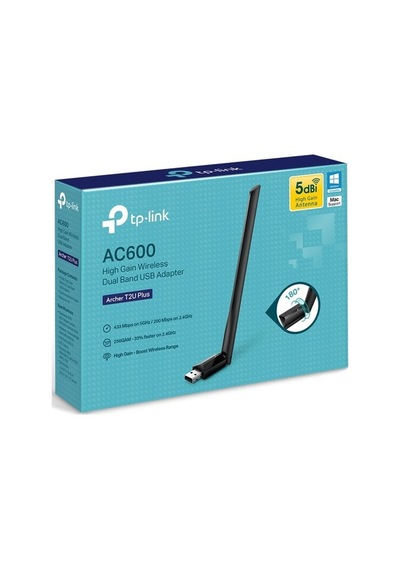 Tp-Link Archer T2U Plus 600Mbps Dual Band USB Wireless Adaptör