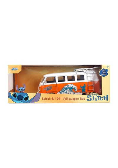 Disney Stitch 1961 Volkswagen Bus Ve Stitch Figürü 124