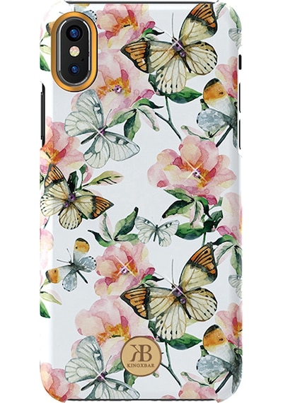 Kingxbar Apple  Uyumlu  iPhone Xs Max Çiçek Desenli Arka Koruma