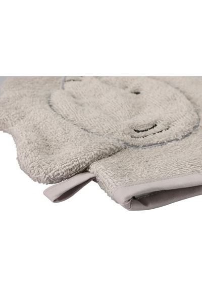 Sty Elephant Gri Havlu Sabunluk 12 Izgara