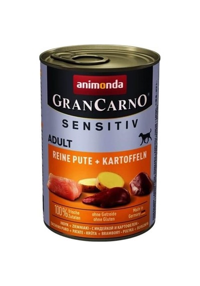 Animonda Gran Carno Sensitiv Hindili Patatesli Konserve Köpek Maması 400 G