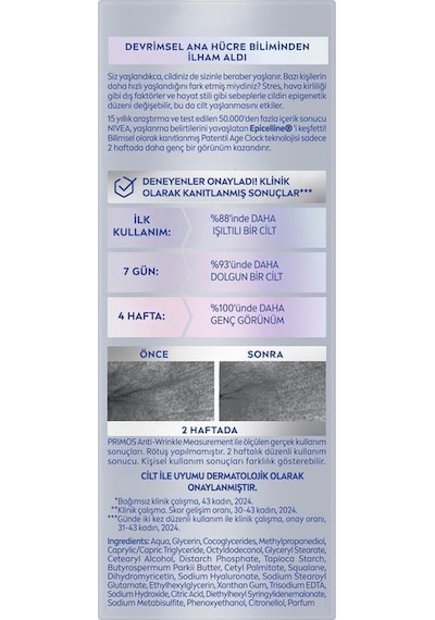 Cellular Epigenetics Rejuvenating Yüz Serumu 30ml,, Genç Görünüm, Hyaluronik Asit