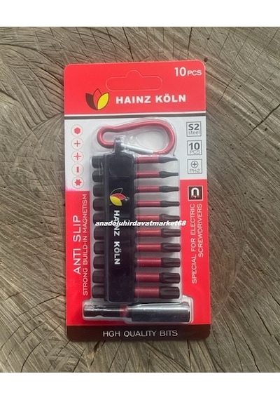 Hnz Köln Bits Mıknatıslı Tork Uç Seti Tork Uç Takımı T6mm Den T40 Kadar 11pcs Matkap Ucu