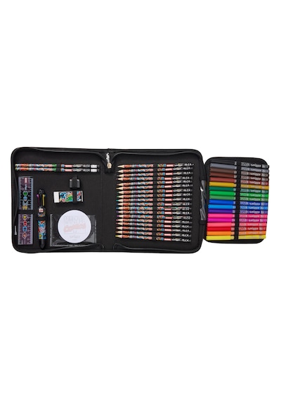 Smıggle Marvel Zip It Kırtasiye Seti Black 40+ Parça Marvel Stationery Gift Pack
