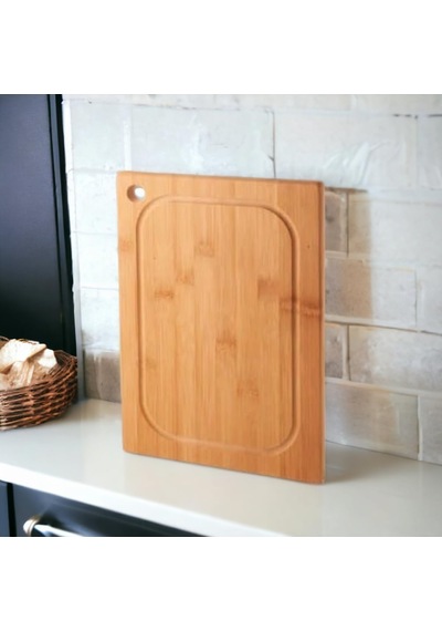 Bambu Kesme Tahtası Antibakteriel Yıkanabilir Doğrama Tahtası Dikdörtgen 32x22 Cm Orta Boy 172 Çok Renkli