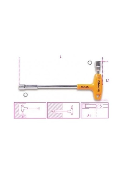 Beta Çift Uçlu T-lokma 941 13