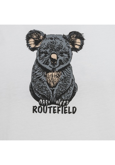 Routefield Treykıds Çocuk Tişört Beyaz Beyaz