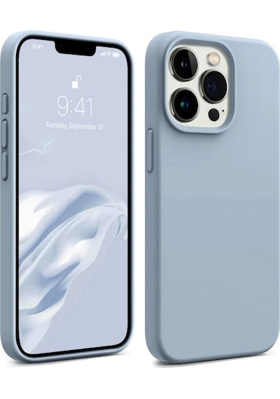 Bix Apple Uyumlu iPhone 14 Pro Max Silikon Kılıf Magsafe Güçlü Koruma Darbe Emici Leylak Moru