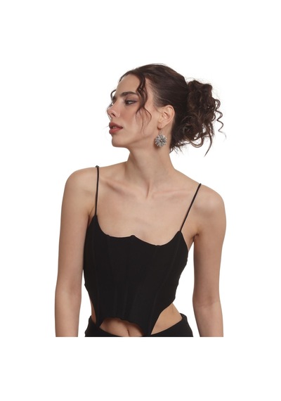 Kadın Antik Gümüş Kaplama Sallantılı Model Çiçek Formlu Küpe Gümüş