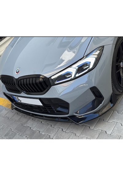 Bmw G20 Lci Ön Lip 3 Parça Ön Ek - Boyasız Mat Siyah - Bodykit Store