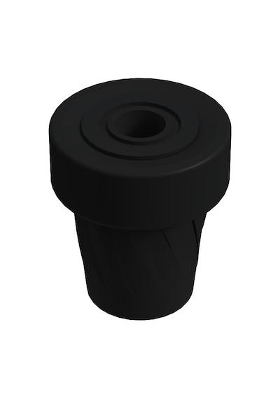 Cateksss Baston Lastiği Kanedyen Koltuk Değneği Lastiği 19 Mm Siyah - Yürüme Aparatı & Bastonlar - 48 Li Paket