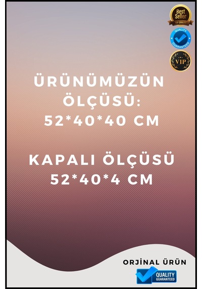 Portatif Açılır Kapanır Sehpa Kamp Masası Mini Kamp Masası 52 40 40 Cm Beyaz
