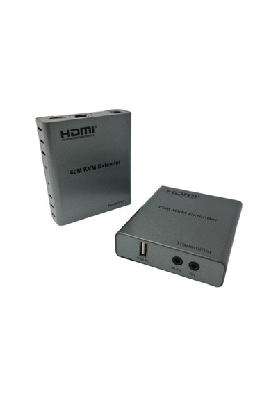 Herz 60metre Hdmı+usb+ır To Cat6 Kvm Extender