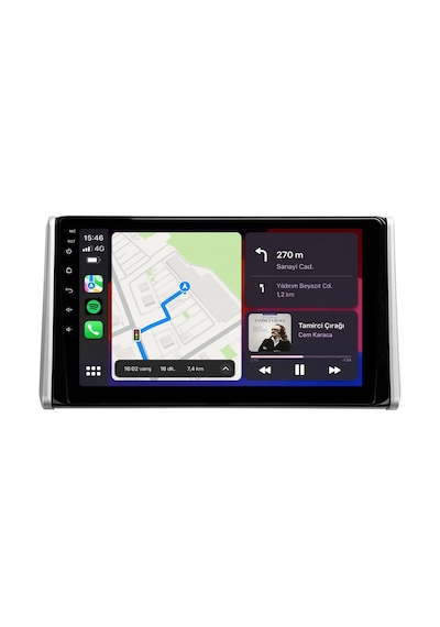 Toyota Rav4 2019-2022 Android Multimedya Carplay Android Auto Navigasyon 8gb Ram 128gb Pro 10"