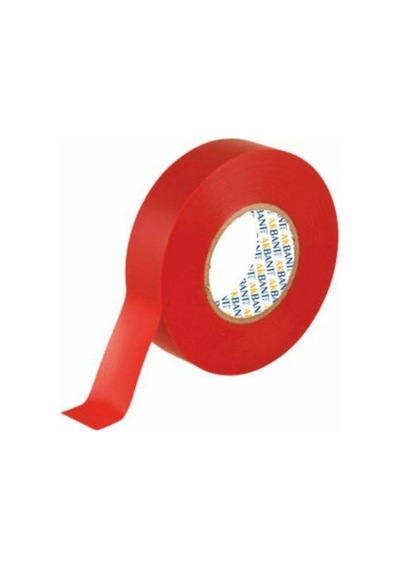 Akbant Elektrik Bandı Kırmızı 19 Mm X 10 Yrd