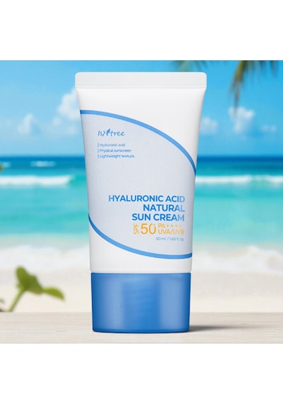Isntree Hyalüronik Acıd Natural Sun Cream Doğal Güneş Kremi Spf 50+ Pa++++ 50 Ml