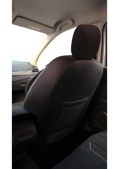 Minderland Axiom Comfort Serisi Oto Koltuk Kılıfı, Keten-deri / Siyah, Tofaş Doğan İle Uyumlu