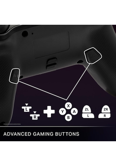Switch 2 Kablosuz Oyun Kolu Lisanslı Lumectra Enhanced Siyah Powera