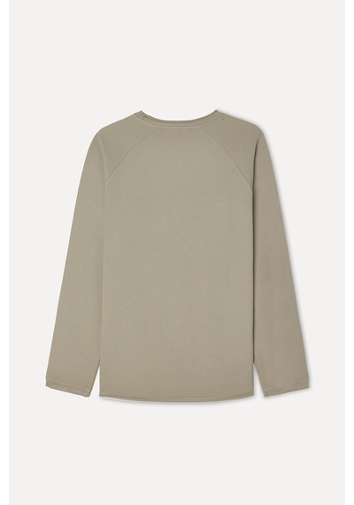 Mudo Erkek Erkek Vizon Rengi Bisiklet Yaka Sweatshirt 1272365