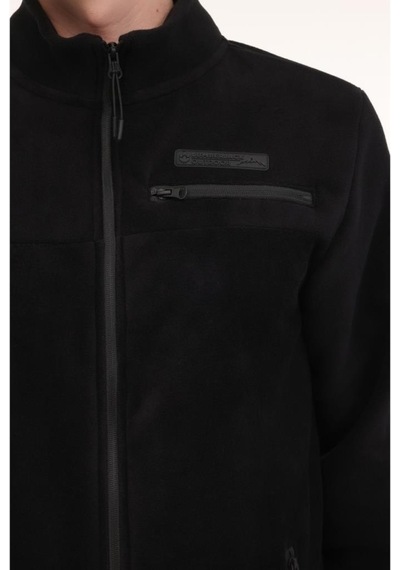 Lumberjack Chad 7sn163 4pr Siyah Fermuarlı Casual Polar Mont Spor Ceket Siyah