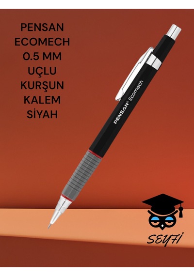 Ecomech 0.5 Mm Uçlu Kurşun Kalem Versatil Kalem Gri