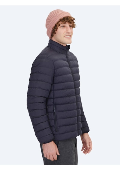 Kip Lacivert Regular Fit Dik Yaka Casual Dokuma Mont Lacivert