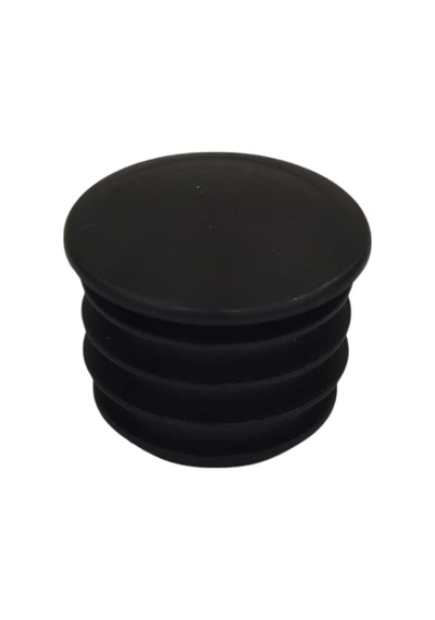 Cateksss 25 Mm Kademeli İç Profil Tapası Bombeli Siyah - 26 Lı Paket