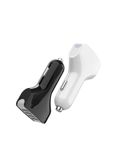 Premium Torima Hızlı Şarj Adaptörü 4 Port Çift Usb C20 Siyah Araç Gereci Telefon Şarjı
