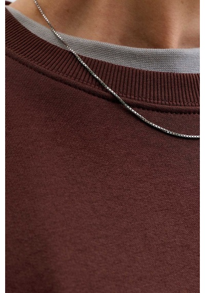 Jack & Jones Jjeace Sweat Crew Neck Noos Kahverengi