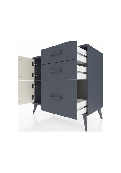 Hyperion Şifonyer Tek Raflı 3 Çekmeceli 2 Kapaklı 88x44x80 Antrasit-aytaşı/antrasit Aytaşı/antrasit Hyperion Şifonyer Tek Raflı 3 Çekmeceli 2 Kapaklı 88x44x80 Antrasit-aytaşı/antrasit Aytaşı/antrasit